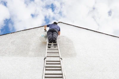 Peinture extérieure à Concoret — façades et ravalement
